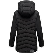 Marikoo Tivaa Damen Herbst Winter Steppjacke Schwarz-Größe XXL - Gr. 44