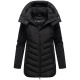 Marikoo Tivaa Damen Herbst Winter Steppjacke Schwarz-Größe XXL - Gr. 44