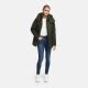 Marikoo Tivaa Damen Herbst Winter Steppjacke Dark Olive-Größe M - Gr. 38