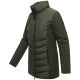 Marikoo Tivaa Damen Herbst Winter Steppjacke Dark Olive-Größe L - Gr. 40