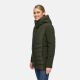 Marikoo Tivaa Damen Herbst Winter Steppjacke Dark Olive-Größe XXL - Gr. 44