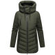Marikoo Tivaa Damen Herbst Winter Steppjacke Dark Olive-Größe XXXL - Gr. 46