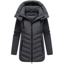 Marikoo Tivaa Damen Herbst Winter Steppjacke Anthrazit-Größe L - Gr. 40