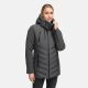 Marikoo Tivaa Damen Herbst Winter Steppjacke Anthrazit-Größe L - Gr. 40