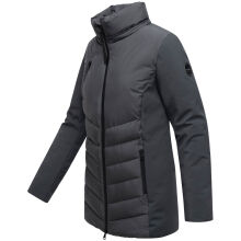 Marikoo Tivaa Damen Herbst Winter Steppjacke Anthrazit-Größe XL - Gr. 42