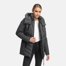 Marikoo Tivaa Damen Herbst Winter Steppjacke Anthrazit-Größe XXXL - Gr. 46