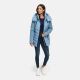 Marikoo Tivaa Damen Herbst Winter Steppjacke Powder Blue-Größe XS - Gr. 34
