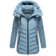 Marikoo Tivaa Damen Herbst Winter Steppjacke Powder Blue-Größe S - Gr. 36
