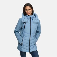 Marikoo Tivaa Damen Herbst Winter Steppjacke Powder Blue-Größe M - Gr. 38