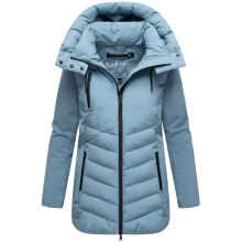 Marikoo Tivaa Damen Herbst Winter Steppjacke Powder Blue-Größe M - Gr. 38