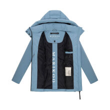 Marikoo Tivaa Damen Herbst Winter Steppjacke Powder Blue-Größe L - Gr. 40
