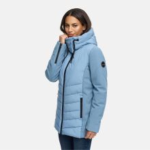 Marikoo Tivaa Damen Herbst Winter Steppjacke Powder Blue-Größe XXL - Gr. 44