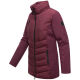 Marikoo Tivaa Damen Herbst Winter Steppjacke Wine-Größe XL - Gr. 42