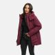 Marikoo Tivaa Damen Herbst Winter Steppjacke Wine-Größe XXL - Gr. 44