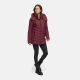 Marikoo Tivaa Damen Herbst Winter Steppjacke Wine-Größe XXL - Gr. 44