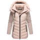 Marikoo Tivaa Damen Herbst Winter Steppjacke Light Peach-Größe L - Gr. 40