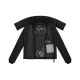 Navahoo Traumelfe Damen Herbst Winter Jacke kurz Schwarz-Größe XS - Gr. 34