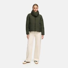 Navahoo Traumelfe Damen Herbst Winter Jacke kurz Dark Olive-Größe XS - Gr. 34