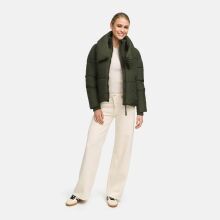 Navahoo Traumelfe Damen Herbst Winter Jacke kurz Dark Olive-Größe XS - Gr. 34