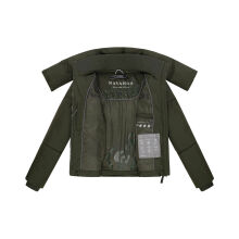 Navahoo Traumelfe Damen Herbst Winter Jacke kurz Dark Olive-Größe XS - Gr. 34