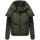 Navahoo Traumelfe Damen Herbst Winter Jacke kurz Dark Olive-Größe XS - Gr. 34