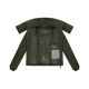 Navahoo Traumelfe Damen Herbst Winter Jacke kurz Dark Olive-Größe XS - Gr. 34