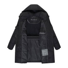 Marikoo Virenaa Damen Winter Steppjacke halblang Schwarz Größe S - Gr. 36