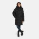 Marikoo Virenaa Damen Winter Steppjacke halblang Schwarz Größe S - Gr. 36