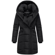 Marikoo Virenaa Damen Winter Steppjacke halblang Schwarz Größe M - Gr. 38