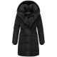 Marikoo Virenaa Damen Winter Steppjacke halblang Schwarz Größe M - Gr. 38