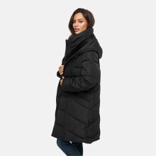 Marikoo Virenaa Damen Winter Steppjacke halblang Schwarz Größe L - Gr. 40