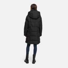 Marikoo Virenaa Damen Winter Steppjacke halblang Schwarz Größe XXL - Gr. 44
