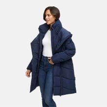 Marikoo Virenaa Damen Winter Steppjacke halblang Navy Größe S - Gr. 36
