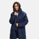 Marikoo Virenaa Damen Winter Steppjacke halblang Navy Größe M - Gr. 38