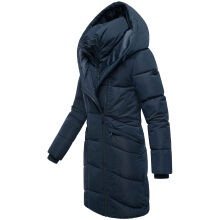 Marikoo Virenaa Damen Winter Steppjacke halblang Navy Größe XL - Gr. 42