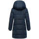 Marikoo Virenaa Damen Winter Steppjacke halblang Navy Größe XL - Gr. 42