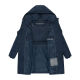 Marikoo Virenaa Damen Winter Steppjacke halblang Navy Größe XXL - Gr. 44
