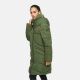 Marikoo Virenaa Damen Winter Steppjacke halblang Pine Olive Größe S - Gr. 36