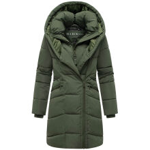 Marikoo Virenaa Damen Winter Steppjacke halblang Pine Olive Größe M - Gr. 38