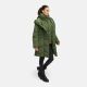 Marikoo Virenaa Damen Winter Steppjacke halblang Pine Olive Größe XXXL - Gr. 46