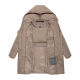 Marikoo Virenaa Damen Winter Steppjacke halblang Taupe Grey Größe S - Gr. 36