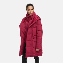 Marikoo Virenaa Damen Winter Steppjacke halblang Berry Wine Größe L - Gr. 40