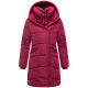 Marikoo Virenaa Damen Winter Steppjacke halblang Berry Wine Größe XL - Gr. 42