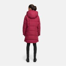 Marikoo Virenaa Damen Winter Steppjacke halblang Berry Wine Größe XXL - Gr. 44
