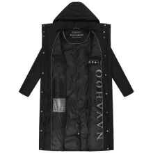 Navahoo Waldbummler Damen Herbst Winter Parka Schwarz Größe XS - Gr. 34