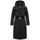 Navahoo Waldbummler Damen Herbst Winter Parka Schwarz Größe XS - Gr. 34