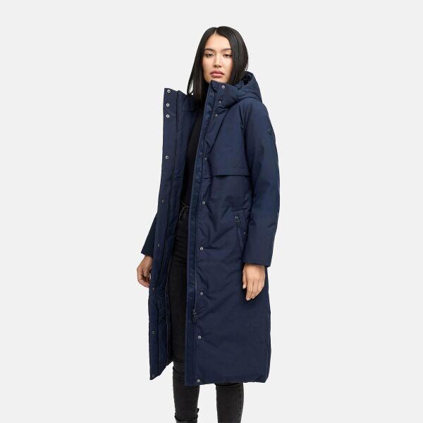 Navahoo Waldbummler Damen Herbst Winter Parka Navy Größe XS - Gr. 34