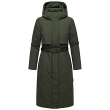 Navahoo Waldbummler Damen Herbst Winter Parka Dark Olive Größe XS - Gr. 34