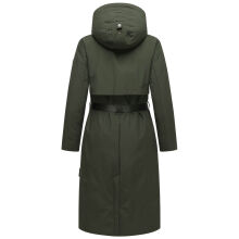 Navahoo Waldbummler Damen Herbst Winter Parka Dark Olive Größe XS - Gr. 34