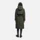 Navahoo Waldbummler Damen Herbst Winter Parka Dark Olive Größe XS - Gr. 34
